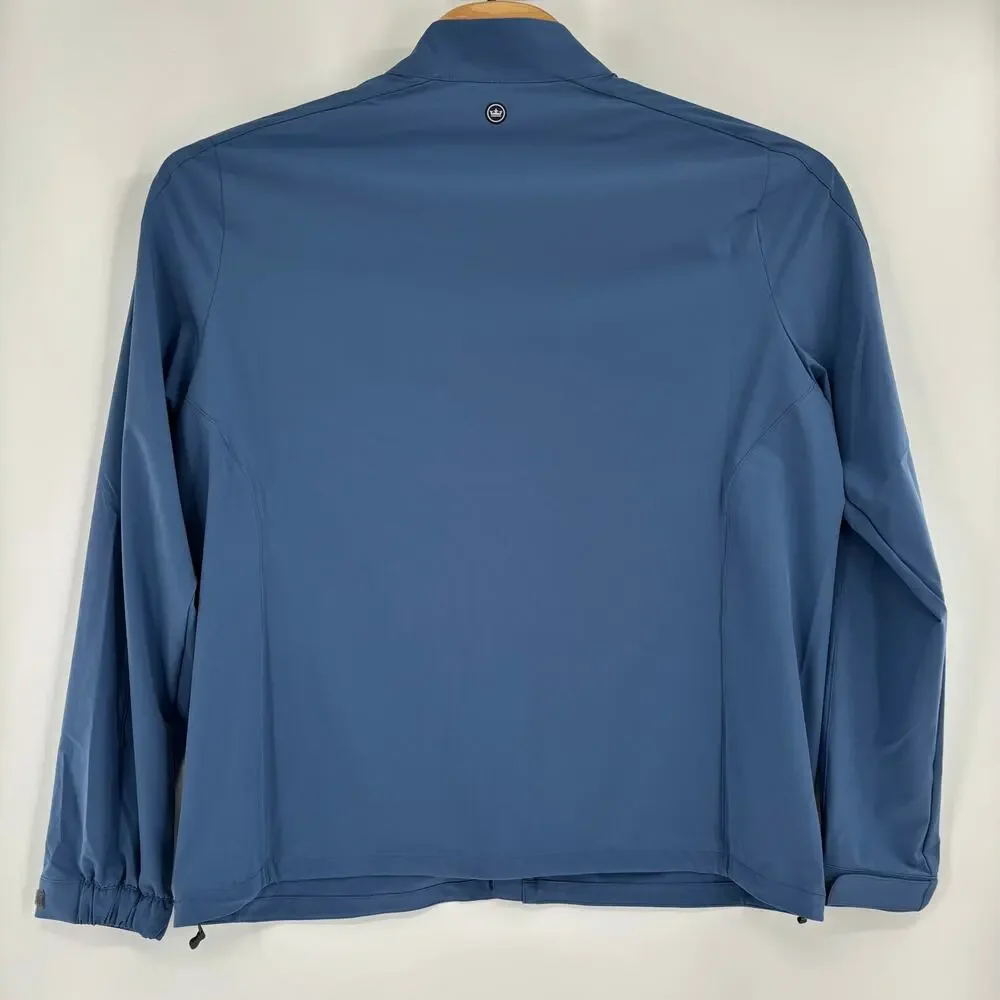Peter Millar Crown Crafted XL Ocean Blue Contour Full Zip Jacket MS25XZ09 NWT‎